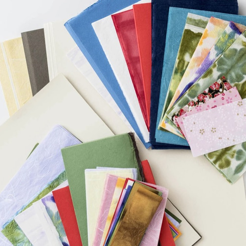 和紙】手作りの材料「端紙セット 大」（8121112） その他素材 アワガミ