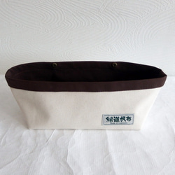 儲存器，也可以蒙上眼睛（用於紙巾盒）用於縫製布料榻榻米。 （布朗×quinari） 第1張的照片