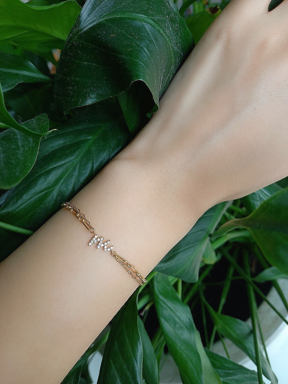 Harvest K18 イニシャルダイヤモンドブレス 77,000円