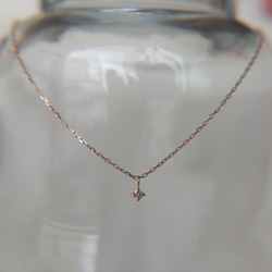 mili K18 Petite Diamond Pendant 2枚目の画像