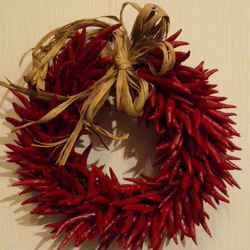 唐辛子のリース リース office garden 通販 1367693｜Creema(クリーマ)