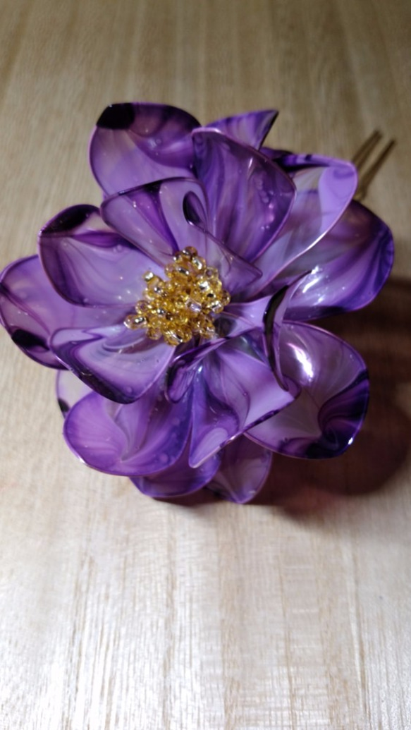 簪　-かんざし-　　Fleurd' violette 3枚目の画像