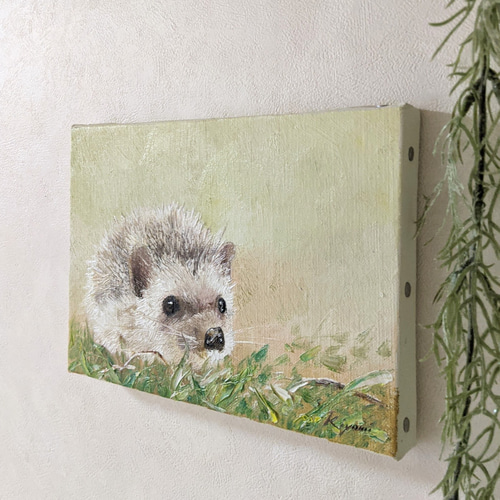 ハリネズミ 絵画 Atelier kiyomi 通販 11037229｜Creema(クリーマ)