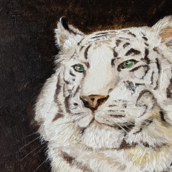 原画◆画家yoshiの絵画ホワイトタイガー非売品 颯爽と (ホワイトタイガー) 御予約 絵画 Atelier kiyomi 通販 11193903