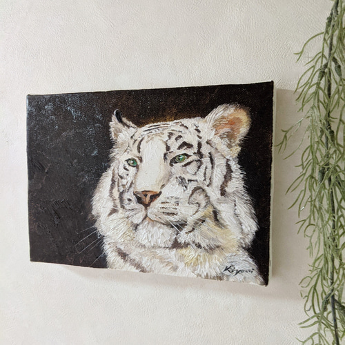 颯爽と (ホワイトタイガー) 御予約 絵画 Atelier kiyomi 通販 11193903