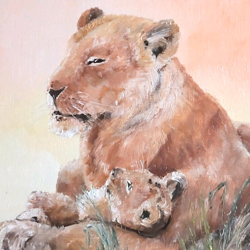 チャウチャウ(犬) クレヨン画 絵画 くりぱん 通販｜Creema(クリーマ)