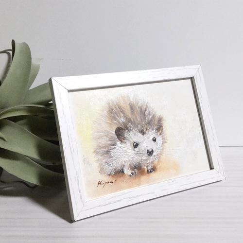 SALE ハリネズミ〈油絵〉 絵画 Atelier kiyomi 通販 12262095