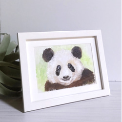 パンダ〈油絵〉 2枚目の画像