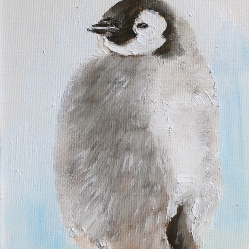ペンギン〈油絵〉 絵画 Atelier kiyomi 通販 12412700|Creema ペンギン〈油絵〉 絵画 Atelier kiyomi 通販 12412700|Creema