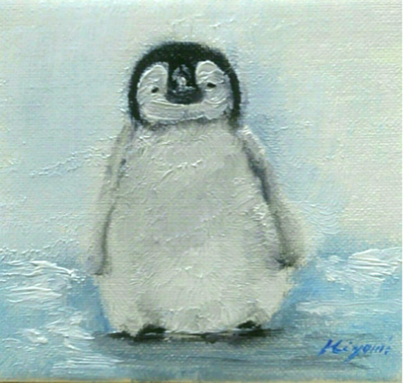 ペンギンの赤ちゃん (額装) 2枚目の画像