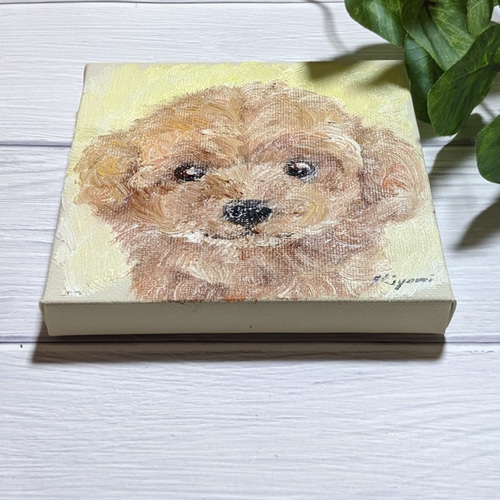 ayhyimam　プードル トイプードルさん《販売済・在庫なし》 絵画 Atelier kiyomi