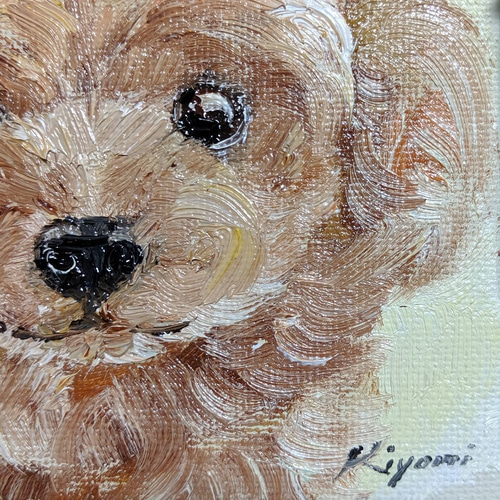 トイプードル【こんにちは♪】 絵画 Atelier kiyomi 通販