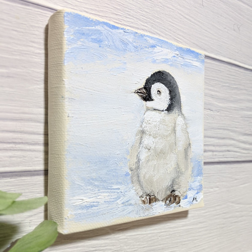 ペンギン【グレーシャーブルー】SALE 絵画 Atelier kiyomi 通販