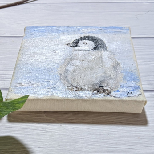 ペンギン【グレーシャーブルー】SALE 絵画 Atelier kiyomi 通販 ペンギン【グレーシャーブルー】SALE 絵画 Atelier kiyomi 通販