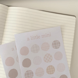 alittlemini　sticker-チェック 2枚目の画像