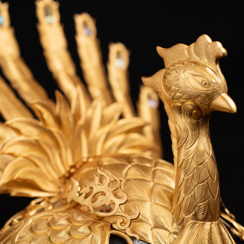 秀鳳作 「極上彫金細工 花車」彫金画 額装 工芸品 インテリア 壁掛 f002 秀鳳作 「極上彫金細工 花車」彫金画 額装 工芸品 インテリア