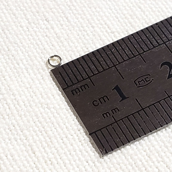 高品質 ステンレス 丸カン プラチナ 2.5mm 100個 ◇ 0.5mm シルバー アレルギー対応 krc025sl1 3枚目の画像