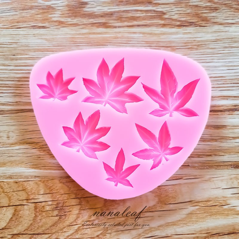 レジン 型 紅葉 もみじ 秋 ◇ シリコン モールド 落ち葉 かえで