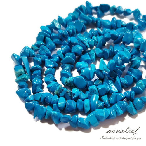 12g】ターコイズ ブルー 6-9mm さざれ石 チップ ◇ トルコ石 加工
