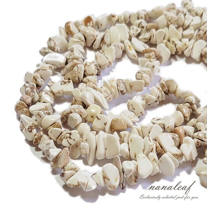 7g】天然石 ホワイトターコイズ 3-6mm さざれ石 チップ