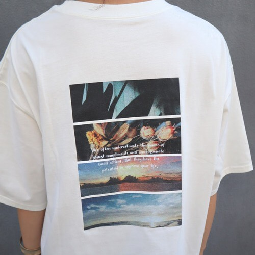 新品未開封】NaptimeNissyバックプリントTシャツMサイズ