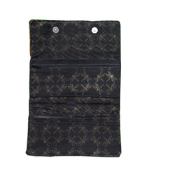 [DRACO] 財布　ハラパ・デ・ディアス刺繍　ゴールドイエロー×ブラック 3枚目の画像