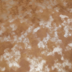 《10月の朔日革》まだらな箔＆プリントの牛革（ステア）　ブラウン 4枚目の画像