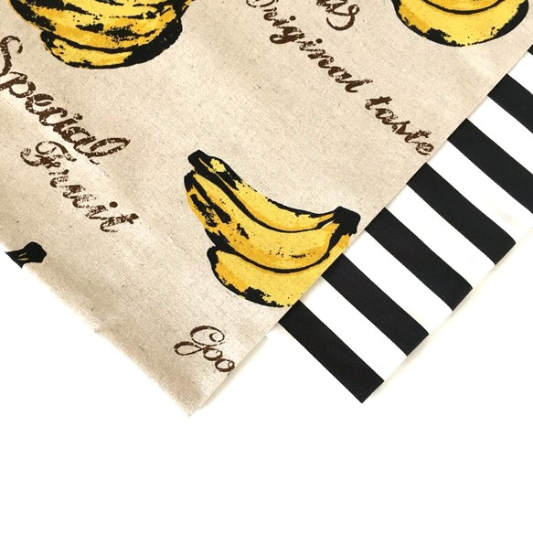 2枚組Bananasクッションカバーセット(Ivory) 2枚目の画像