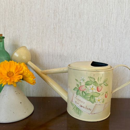 トールペイント(アッセンデルフト)木製ジョーロ置物 トールペイント(アッセンデルフト)木製ジョーロ置物