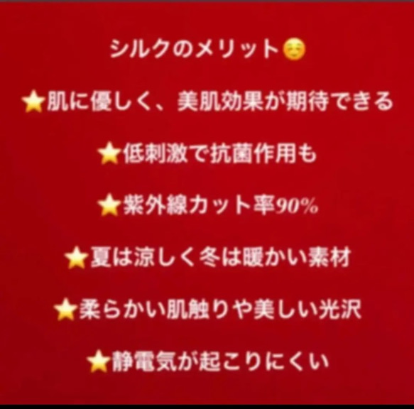 ラスト❁⃘*数量限定＊感謝価格中❁⃘* ☆93 不織布マスクカバー 濃紺花柄銀糸✨刺繍レース　肌面選べるシルク　 9枚目の画像