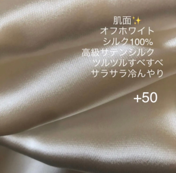 ☆132 不織布マスクカバー  薄ピンク✨刺繍✨レース　肌面シルク 7枚目の画像