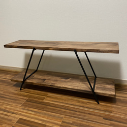 テレビ台 w1500 テレビボード 引出し4個 2段 アイアン オーダー