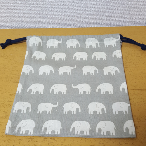 きりん☆ぞうさん ランチョン お弁当袋 コップ袋 給食セット