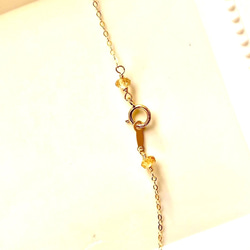 黃水晶項鍊珠寶狀態 Cytrin necklace Jewely Condition（14kgf） N0014 第2張的照片