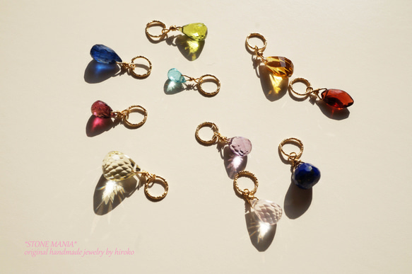 ♡14kgf♡amulet♡charm♡ラピスラズリ12月誕生石チャーム（ペンダントトップ） 2枚目の画像