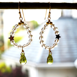 ペリドットピアス High grade Peridot earrings P0061 4枚目の画像