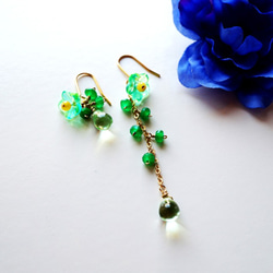 Lady green Jadeite earrings P0023 第1張的照片