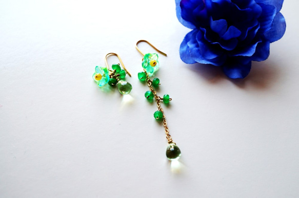 Lady green Jadeite earrings P0023 第1張的照片