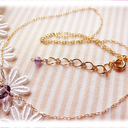 ♡Simple éclat♡amethyst necklace♡ 第2張的照片