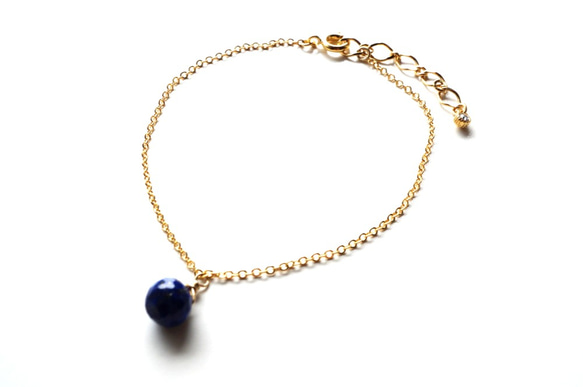 護身符青金石手鍊 Amlet Lapis Lazuli bracelet B0036 第3張的照片