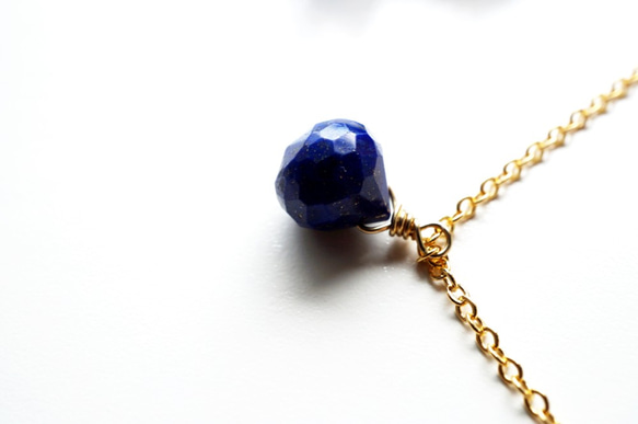 護身符青金石手鍊 Amlet Lapis Lazuli bracelet B0036 第4張的照片