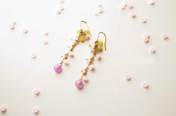 花園皮爾斯（耳環）Flower garden earrings P0020 第1張的照片