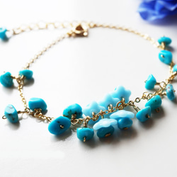 ターコイズ ブレスレット Turquoise bracelet B0011 1枚目の画像