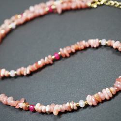 インカローズ ネックレス RhodoChorosite Necklace N0002 3枚目の画像