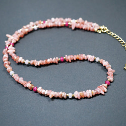 インカローズ ネックレス RhodoChorosite Necklace N0002 4枚目の画像