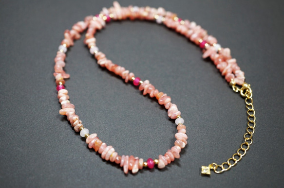 インカローズ ネックレス RhodoChorosite Necklace N0002 5枚目の画像