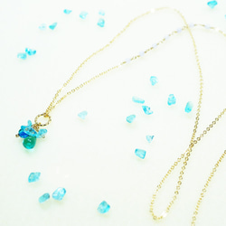 アパタイト ロングネックレス Apatite long necklace N0001 2枚目の画像