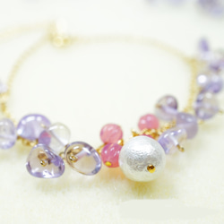 Rose Amethyst bracelet B0005 第1張的照片