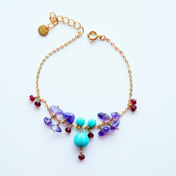 紫水晶東方手鍊 Oriental Amethyst bracelet B0002 第4張的照片