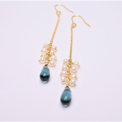 【18K変更可】Mermaid pierced earrings P0084 第7張的照片